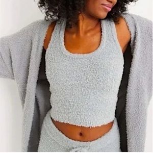 Aerie Marshmallow Tank and Pants Set Medium